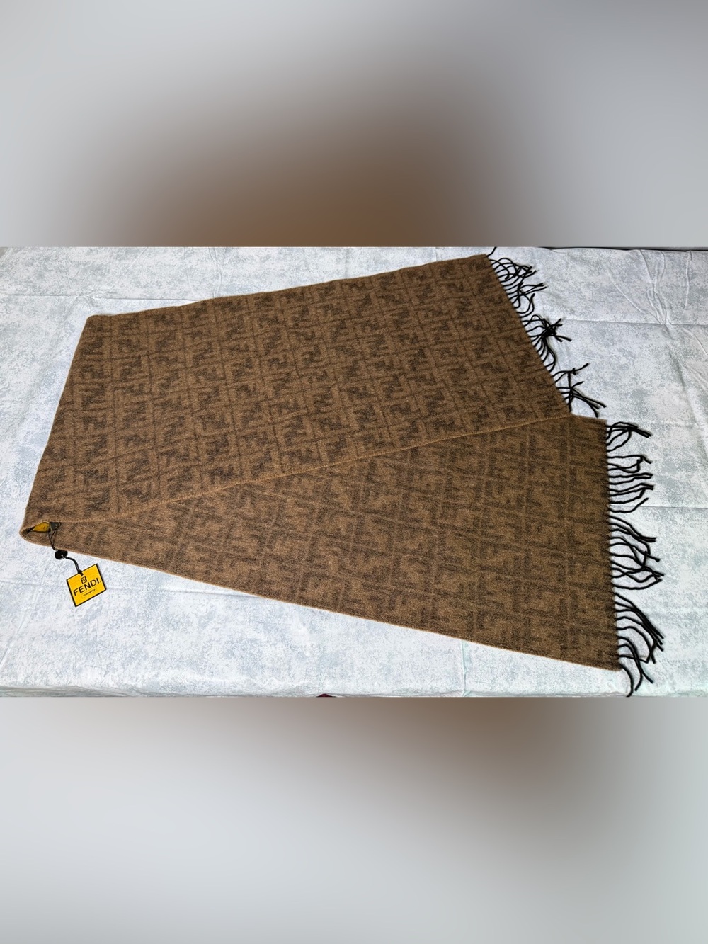 NEW Fendi Zucca monogram wool scarf